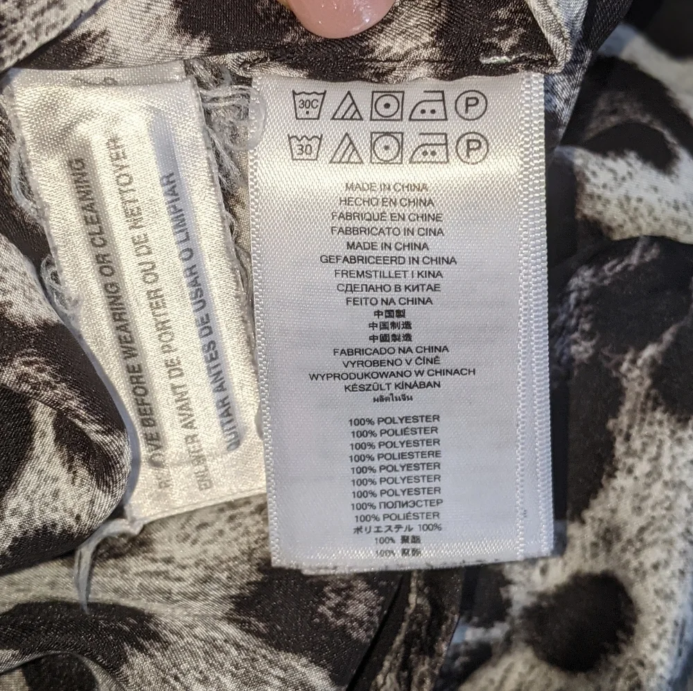 MICHAEL KORS - Yesler Leopard-Print Blouse - Picture 6 of 11
